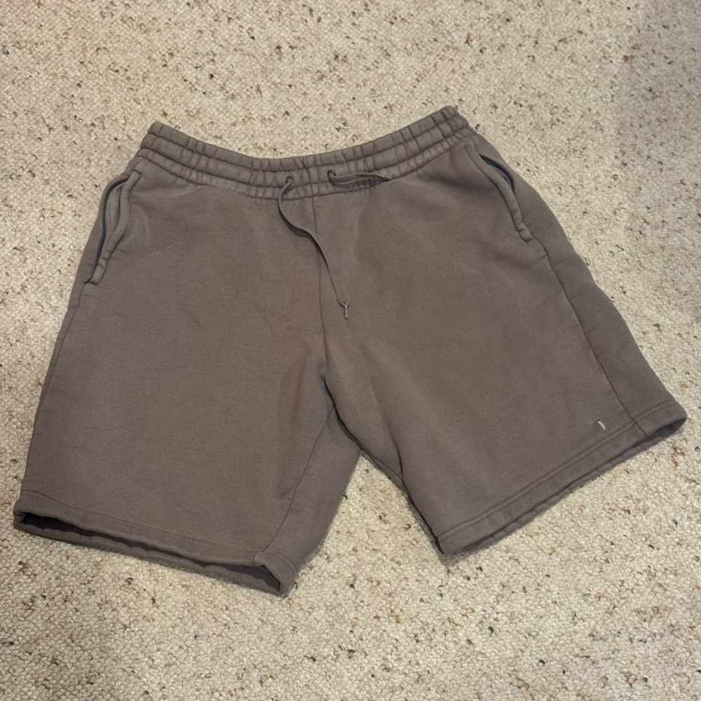 ALEXANDER WANG  Men's Taupe Drawstring Athletic Shorts